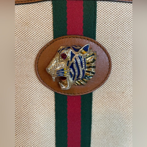 Gucci Rajah Canvas Tote  Large - Picture 2 of 5